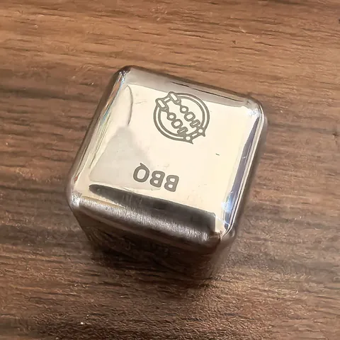 Stainless Steel Food Decision Dice For Creative Meal Choice Metal Die Engraved Icons Fun Party Desktop Game Novelty Gift