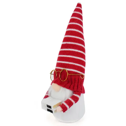 Back To School Gnome Figurine Book Lover Faceless Doll Reading Elf Plush Decoration For Classroom Study Room Desktop Gift