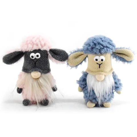 Cute Lamb Gnome Plush Faceless Doll Rudolph Sheep Figurine Ornament Christmas Decorations For Home Desktop Decor Gift
