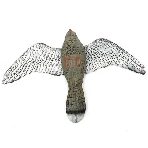 Realistic Flying Bird Statue Hanging Plastic Eagle Hawk Sculpture For Outdoor Garden Yard Decor Simulation Bird Ornament