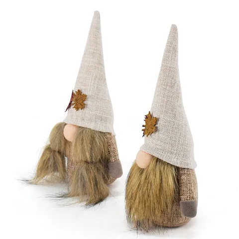 Herbst Ahornblatt Rudolph Gesichtslose Puppe Erntefest Gnom Handgefertigt Rustikal Country Goblins Plüsch Für Fall Home Deko Geschenk