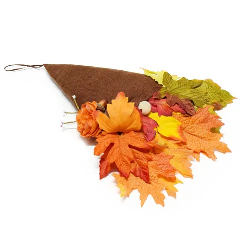 Herfst Esdoornblad Kabouter Hangende Decoratie Thanksgiving Huis Decoratie Polyester Stof Kabouter Elf Deur Muurhanger