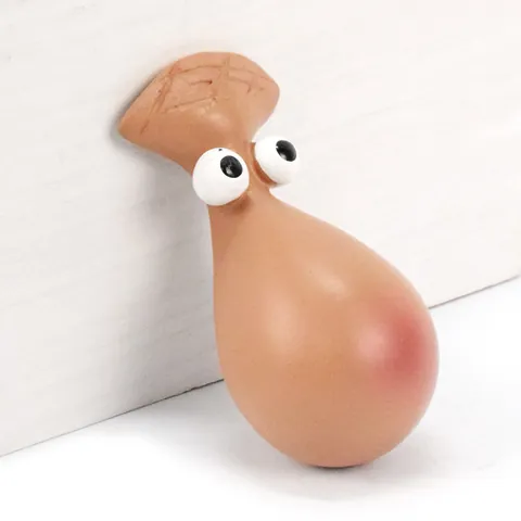 Accessoire de Visage de Gnome et Renne en Résine DIY Yeux Mignons Nez Goutte d'Eau pour Décoration de Noël Artisanat