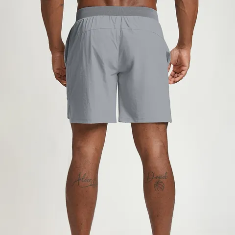 Men Recycled Nylon Athletic Shorts Quick Dry Water Repellent Breathable Fitness Running Tennis Bottom Gym Sports Shorts