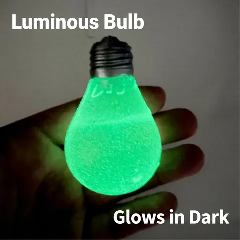 Maltose Glow In The Dark Squishy Bulb Heart Shape Stress Relief Toy Color Changing Slow Rebound Squeeze Toy For Office Gift