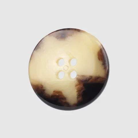 High-end Urea Resin Four-eye Round Buttons Vintage Marble Tortoiseshell Pattern For Overcoat Suit Blazer Workwear Sewing Accessories