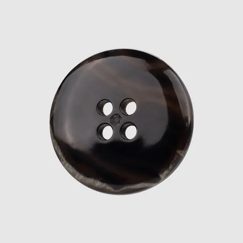 High End Imported Urea Resin Buttons Round 4 Hole Marble Horn Texture Buckles For Suit Coat Jacket Workwear Sewing Accessories