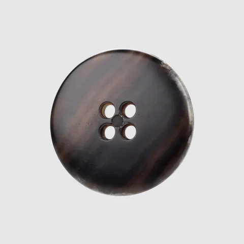 Urea Resin Four-Hole Round Buttons High-End Horn Texture Decorative Fasteners For Suits Coats Workwear Garment Accessories