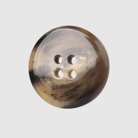 High-end Resin Buttons For Clothing Round Four Hole Marble Tortoise Pattern Vintage Apparel Sewing Accessories Faux Horn