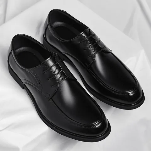 Chaussures de Ville Homme Cuir Formelles Lacets Basses Respirantes Antidérapantes pour Mariage Bureau Noir Marron