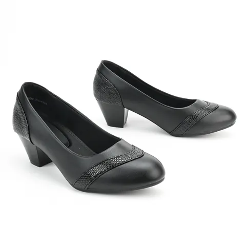 Women's Square Toe Chunky Heel Flats PU Leather Snake Pattern Stitching Soft Sole Slip-On Office Shoes Commuting Casual Low Heel Shoes