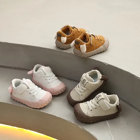 Baby Anti-Kick Toddler Shoes 2026 Spring Autumn Infants Soft Sole Casual Shoes Korean Version Walking Shoes For Boys Girls