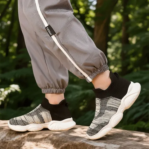 Αγορίστικα Casual Αθλητικά Παπούτσια Flying Knit Παπούτσια Κάλτσα Slip-on Ελαφριά Αναπνεύσιμα Παχύ Σόλα Παιδικά Sneakers