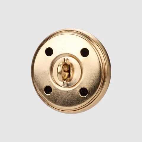 Vintage Brass Buttons Metal Shank Buttons For Clothing High End Heraldic Embossed Decorative Buttons For Suit Coat Blazer Jacket