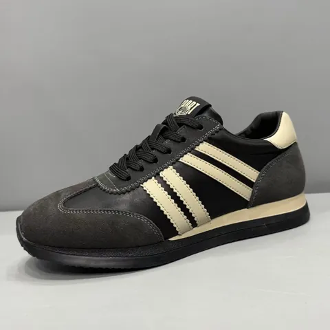 Chaussures German Army Trainers Vintage en Cuir Homme Semelle Plateforme Sneakers Retro GAT Chaussures de Marche Casual Homme