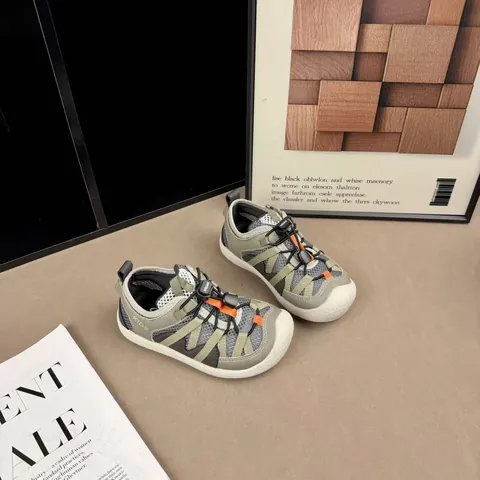 Kids Breathable Mesh Sneakers Boys Girls Outdoor Sport Running Shoes Lightweight Non-slip Casual Athletic Walking Shoes