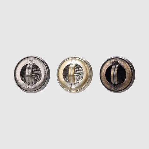 Japanese Imported Brass Buttons Vintage Nautical Anchor Relief Metal Shank Buttons For High End Shirts Suits Coats DIY Accessories