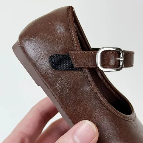 Girls Mary Jane Retro Shoes Microfiber Leather Soft Sole French Style Princess Single Shoes For Toddler Little Girls