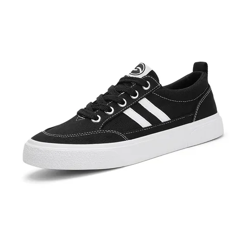 Herren Mode Gestreifte Segeltuchschuhe Low Top Schnürung Lässig Vulkanisierte Sneaker Für Den Alltag Atmungsaktiv Leichte Stoffschuhe
