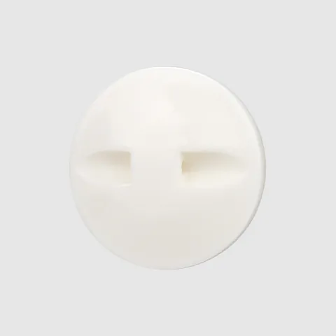 Natural White Butterfly Shell Buttons High End Floral Engraved Decorative Round Sewing Buttons With Metal Center Stud