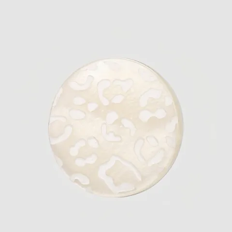 Luxury Natural White Mother Of Pearl Buttons Round Leopard Print Shell Buttons For Shirts Blazers Overcoats Clothing Accessories