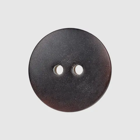 Natural Black Horn Nautical Anchor Buttons Round 2-Hole Decorative Fasteners for Coats Suits Blazers High-End Apparel