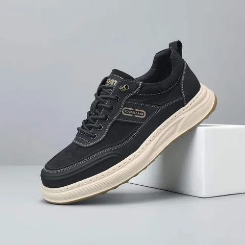 Baskets Décontractées pour Hommes à Semelle Épaisse Chaussures en Tissu Mesh Respirant Streetwear Chaussures de Sport Polyvalentes Printemps 2026