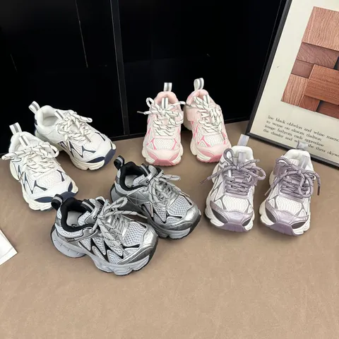 2026 Baskets Dad Enfants Respirantes Antidérapantes en Maille pour Garçons Filles Printemps Automne Chaussures de Course Légères