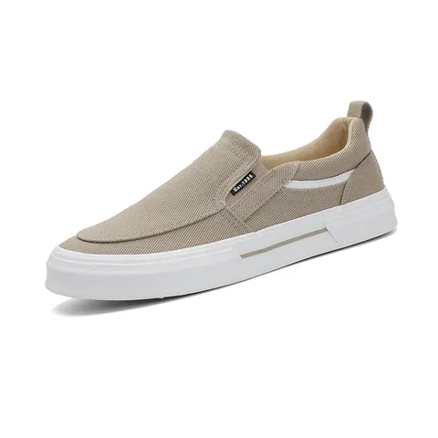 Herren Lässig Segeltuch Slipper Atmungsaktiv Bequem Low-Top Wandersneaker Leicht Vulkanisierte Sohle Fashion Lazy Loafers