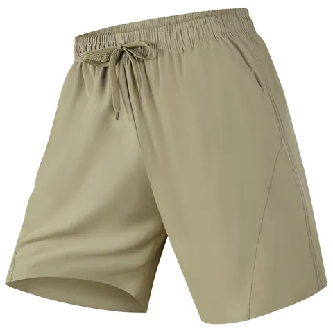 Herren Schnelltrocknende Sport-Shorts Atmungsaktive Kühlende Leichtathletik Laufen Fitnessstudio Workout Shorts Sommer Strand Unterteile Mit Taschen