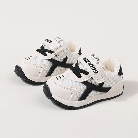 Baby Walking Shoes Breathable Mesh Soft Sole Infant Sneakers Non-Slip Hook And Loop Toddler First Walkers For Boys Girls