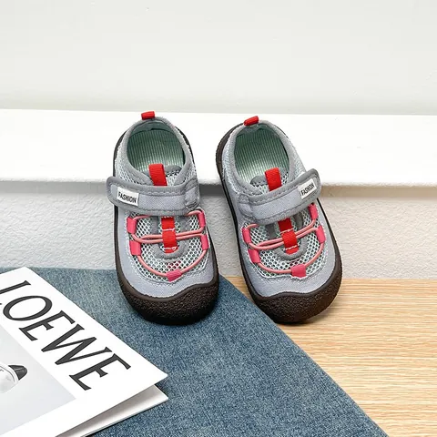 Baskets en Toile et Maille Respirante pour Enfants Unisexe Chaussures à Semelle Souple pour Tout-Petits Chaussures de Sport Décontractées
