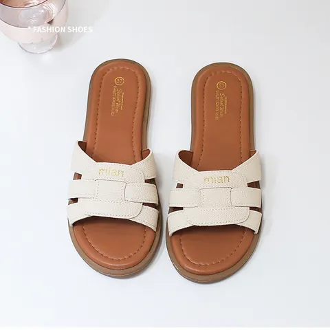 Sandalias de Pala Planas para Niñas Zapatos de Playa de Verano Niños Textura Tejida Zapatillas Casuales Antideslizantes Moda Calzado