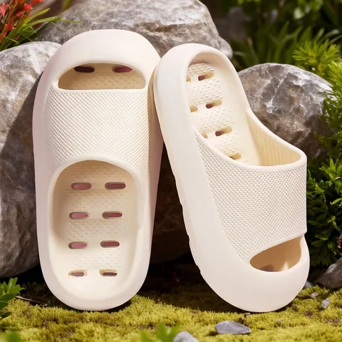 Kids Boys Summer Slide Sandals Anti-Slip EVA Thick Sole Beach Slippers Breathable Quick Dry Lightweight Outdoor Casual Footwear