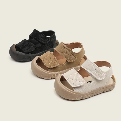 Sandalias para Bebés y Niños Pequeños Verano Suela Blanda Antideslizante Anti-Colisión Zapatos de Primeros Pasos para Niños Niñas Sandalias de Playa