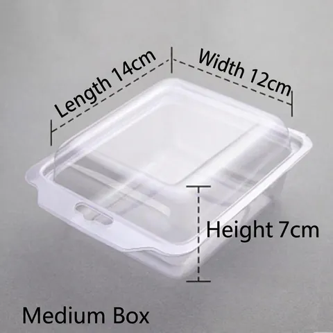 Transparent Plastic Baby Shoe Box Medium Clear PVC Storage Packaging Box For Newborn Toddler Shoes Gift Display Container