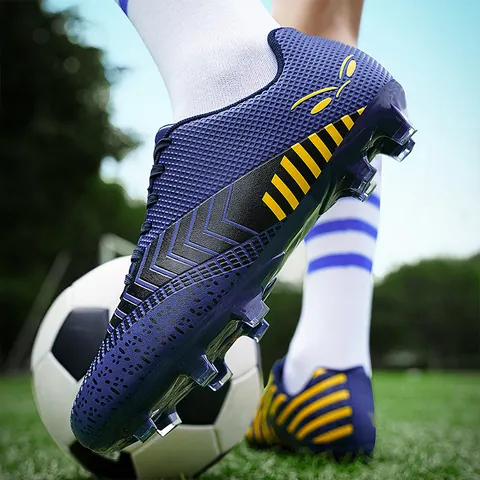 Professionelle Fußballschuhe Herren Jugendliche Fußballschuhe Outdoor FG AG Lange Stollen Kunstrasen Verschleißfeste Sportschuhe