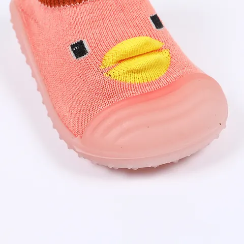 Scarpe Primi Passi Neonato Papera Cartone Animato Maglia Traspirante Suola in Gomma Morbida Antiscivolo per Bambini Bambine