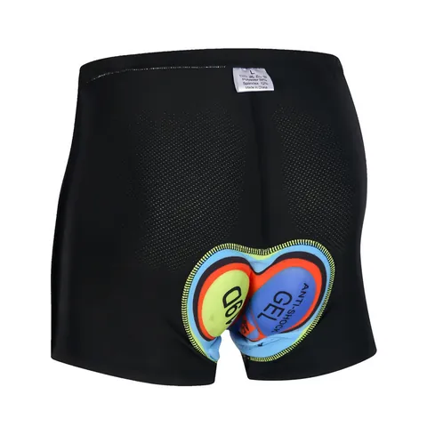 Heren Fietsondergoed 19D Gel Gevoerd Schokbestendig Ademend Sneldrogend Fietsbroek Shorts Voor Zomer Sport Training