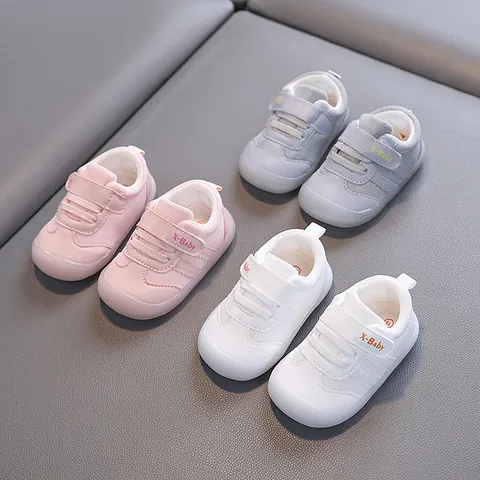 Toddler Baby Walking Shoes Breathable Mesh Soft Sole Sneakers Non Slip Hook And Loop Infant Boys Girls First Walkers Shoes