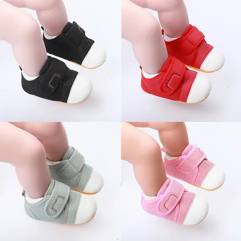 Breathable Mesh Baby First Walker Shoes Anti-slip Rubber Soft Sole Casual Infant Sneakers For 0-1 Year Old Boys Girls