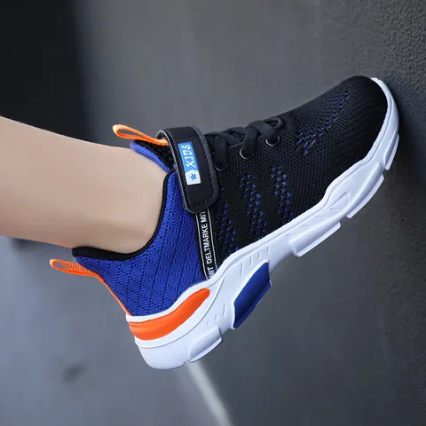 Kids Boys Running Shoes Breathable Mesh Sneakers Lightweight Outdoor Athletic Shoes For School Sports Toddler Big Kids