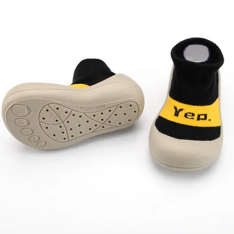 Toddler Baby Floor Shoes Breathable Knitted Socks Shoes Non Slip Soft Rubber Sole Indoor First Walkers For Boys Girls Kindergarten