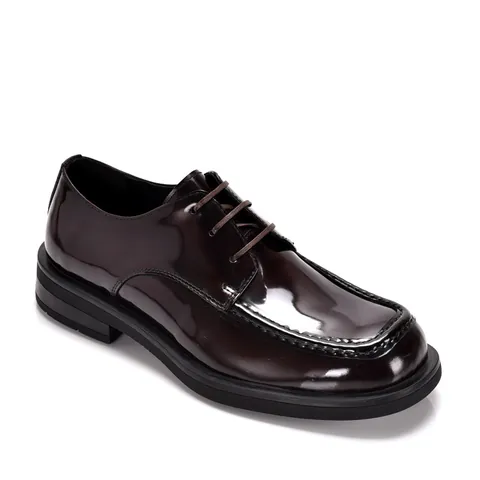 Men's Handmade Square Toe Business Casual Leather Shoes British Style Formal Dress Oxford Shoes For Wedding Office