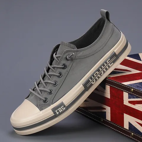 Herren Casual Segeltuchschuhe Low-Top Mode Sneaker Segeltuch Stoff Gummisohle Atmungsaktiv Rutschfest Bedruckte Board-Schuhe Für Den Täglichen Sport