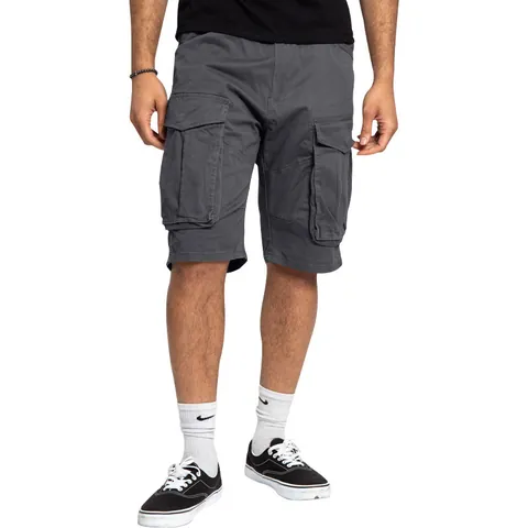 Men's Cargo Shorts Outdoor Multi-Pocket Casual Loose Fit Cotton Blend Work Shorts For Men Summer Solid Color Tactical Shorts