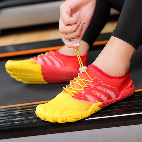 Ademende Sneldrogende Wadschoenen Antislip Outdoor Waterschoenen Lichtgewicht Vijf Vinger Strand Sneakers Voor Zwemmen Vissen Gym Fitness Sport Wadschoeisel