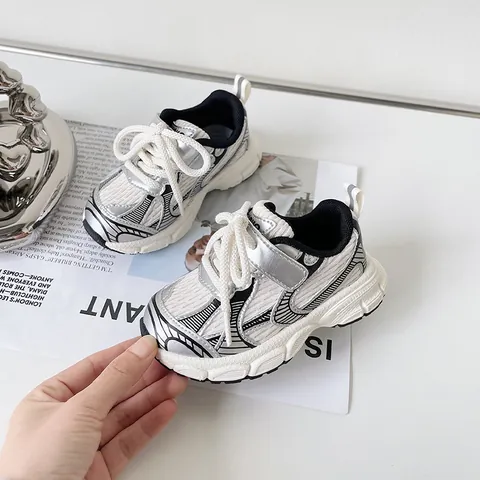 Infant Toddler Sneakers Soft Sole First Walker Shoes Boys Girls Spring Autumn Casual Breathable Mesh Microfiber Leather Shoes