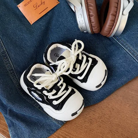 Säugling Kleinkind Lauflernschuhe Segeltuch Weiche Sohle Atmungsaktiv Patchwork Sneaker Für Jungen Mädchen Lässig Outdoor Flache Schuhe