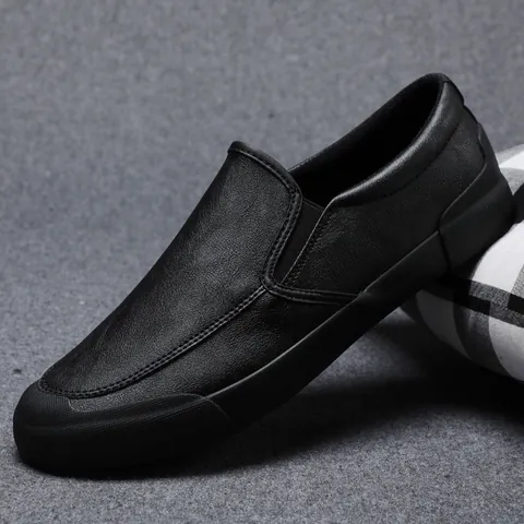 Herren Britische Business Loafer Slipper Freizeitschuhe Mikrofaser Leder Weiche Sohle Autofahrschuhe Bequeme Mokassins Für Büro
